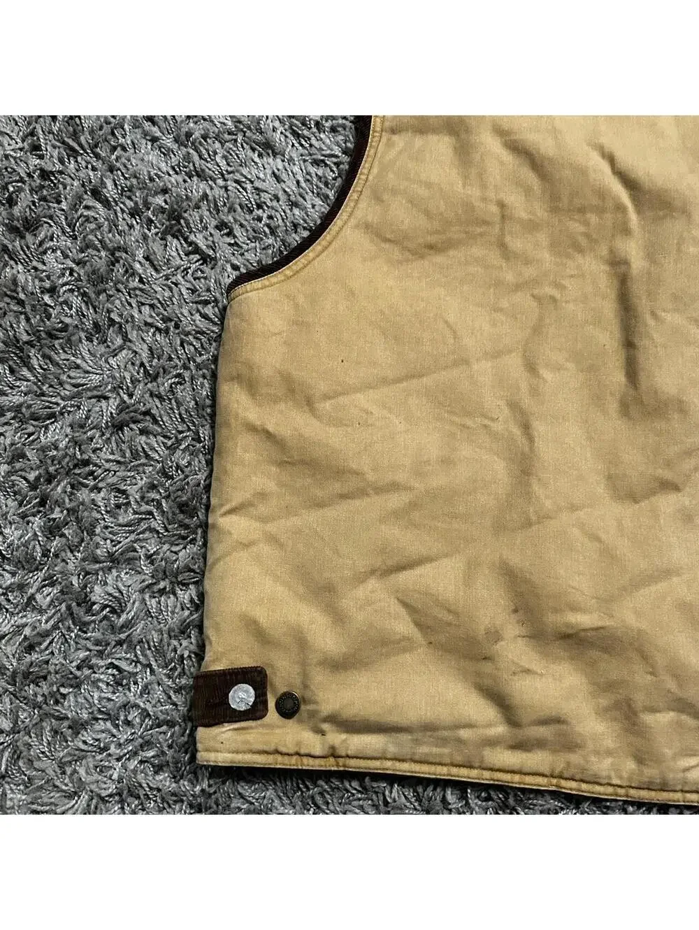 Wrangler Brown and Tan Workwear Vest size XL